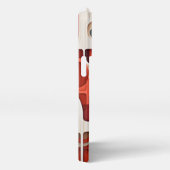 レトロの赤 iPhoneケース (右側面)