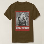 レトロの赤 Tシャツ (デザイン正面)