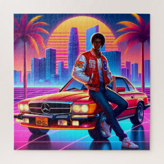 レトロの輝き：ネオン郷愁 ジグソーパズル