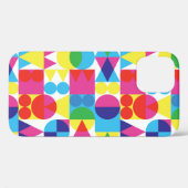 レトロの透明な図形の背景 Case-Mate iPhoneケース (裏面 (横))