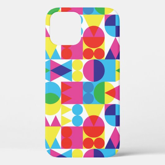 レトロの透明な図形の背景 Case-Mate iPhoneケース (裏面)