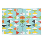 レトロの道化師パターン枕カバー 枕カバー (裏面)