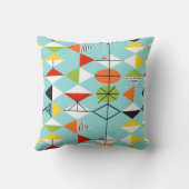 レトロの道化師パターン装飾用クッション クッション (裏面)