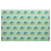 レトロの郊外の家によってとかされる綿織物 ファブリック (ヤード)