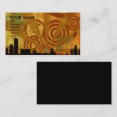 レトロの都市景観 名刺 (正面/裏面)