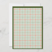 レトロの醜いセーターのクリスマスパーティー 招待状 (裏面)