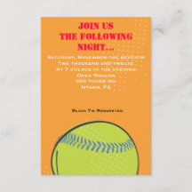 レトロの野球のテーマのバーのバルミツワーのパーティーカード