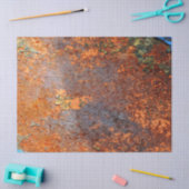 レトロの錆ついたグランジな質パターン 薄葉紙 (クラフト)