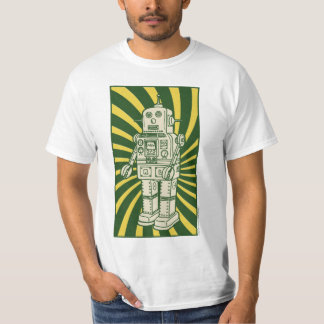 レトロの錫のロボットTシャツ Tシャツ