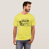 レトロの電子工学 Tシャツ (正面フル)