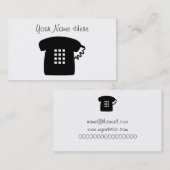 レトロの電話 名刺 (正面/裏面)