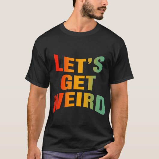 レトロの風変わりヴィンテージ Tシャツ (正面)
