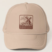 レトロの風車 キャップ (正面)
