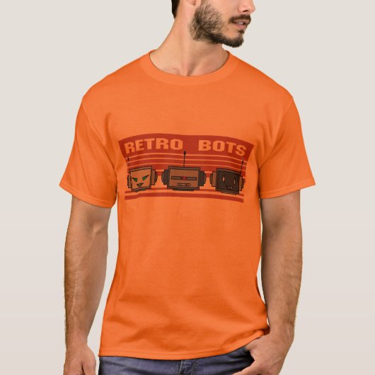 レトロの馬蝿の幼虫 Tシャツ (正面)