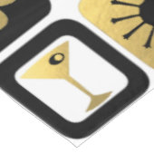 レトロの魅力的な金ゴールドのテーブルクロス テーブルクロス (アングル)