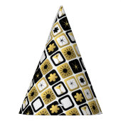 レトロの魅力的な金ゴールドのパーティーの帽子 パーティーハット (左)