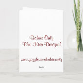 レトロの魔法のピエロのバレンタインデーカード シーズンカード (裏面)