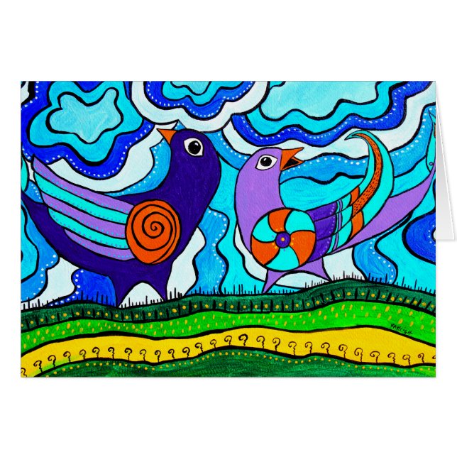 レトロの鳥 (正面横)