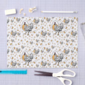 レトロの鶏のティッシュペーパー 薄葉紙 (クラフト)