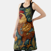 レトロの鶏のボホシックなカントリーチキン エプロン (インサイチュ)