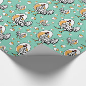 レトロの鶏の包装紙 ラッピングペーパー (角)