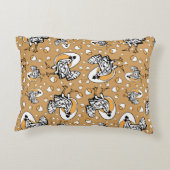 レトロの鶏の枕 アクセントクッション (裏面)