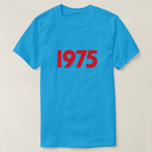 レトロの1975年のTシャツ Tシャツ (デザイン正面)