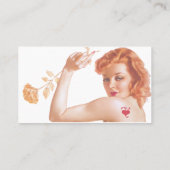 レトロの40年代愛 名刺 (裏面)