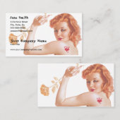 レトロの40年代愛 名刺 (正面/裏面)