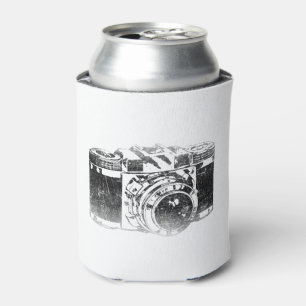 レトロの50年代のカメラ 缶クーラー