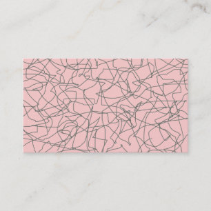 レトロの50年代のモダンな名刺のテンプレート 名刺