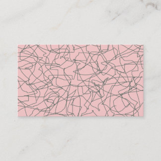 レトロの50年代のモダンな名刺のテンプレート 名刺