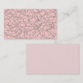 レトロの50年代のモダンな名刺のテンプレート 名刺 (正面/裏面)