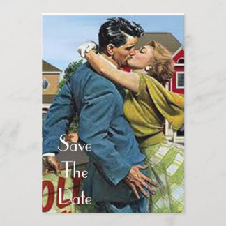 レトロの50年代は日付の招待状を救います セーブザデート