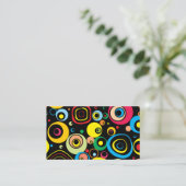 レトロの60年代のモダンな名刺 名刺 (スタンド正面)