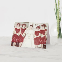 レトロの60年代の結婚 カード