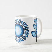 レトロの70年代のジプシーの庭のマグ コーヒーマグカップ (正面右)