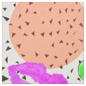 レトロの80年代の90年代の夏のビーチのコラージュパターン ファブリック (見本)