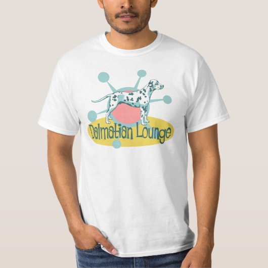 レトロのDalmatianラウンジ Tシャツ (正面)