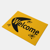 レトロのDIYカスタム色の中世紀型モダン ドアマット (アングル)