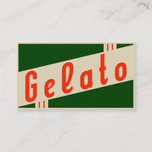 レトロのgelato 名刺