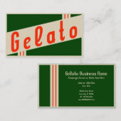レトロのgelato 名刺 (正面/裏面)