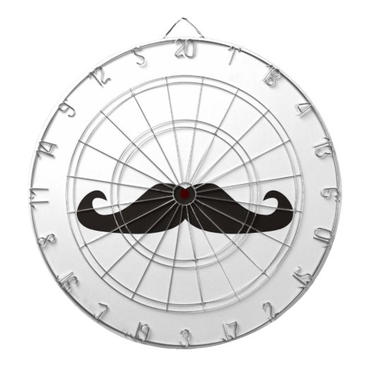 レトロのgentelmanの髭の投げ矢板 ダーツボード (正面)
