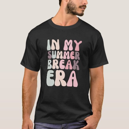 レトロのGroovy私の夏休み時代 Tシャツ (正面)