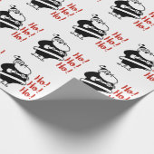 レトロのHo Ho Hoサンタ|の包装紙 ラッピングペーパー (角)