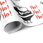 レトロのHo Ho Hoサンタ|の包装紙 ラッピングペーパー (ロールコーナー)