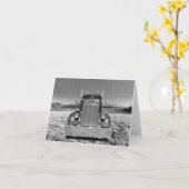 レトロのKenworthのメッセージカード カード (黄色い花)