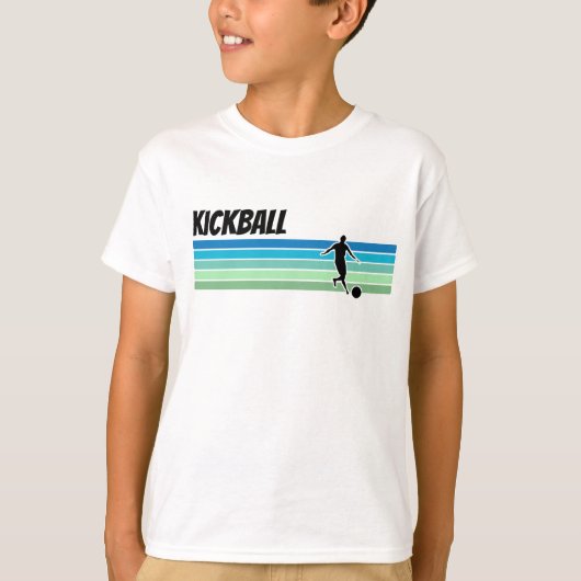 レトロのKickball Tシャツ (正面)