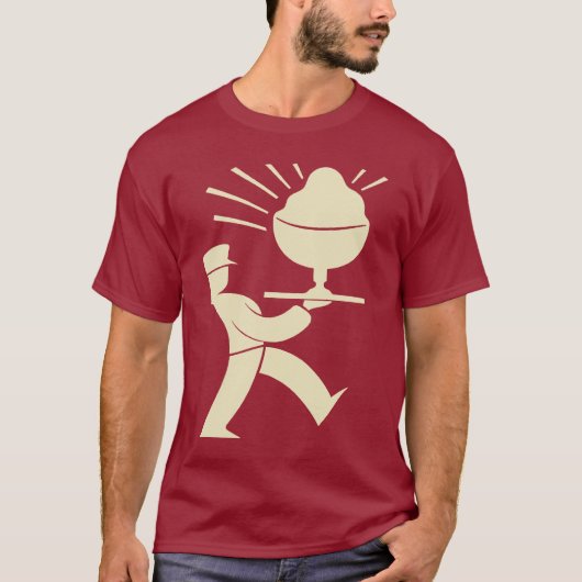 レトロのPCのロゴ(きれいな) Tシャツ (正面)