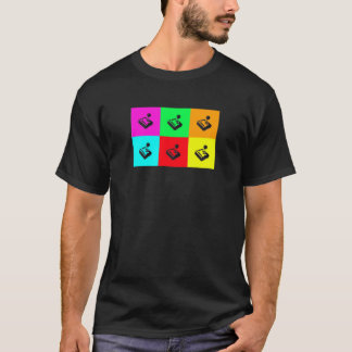 レトロのpopartのゲーマーのワイシャツ tシャツ
